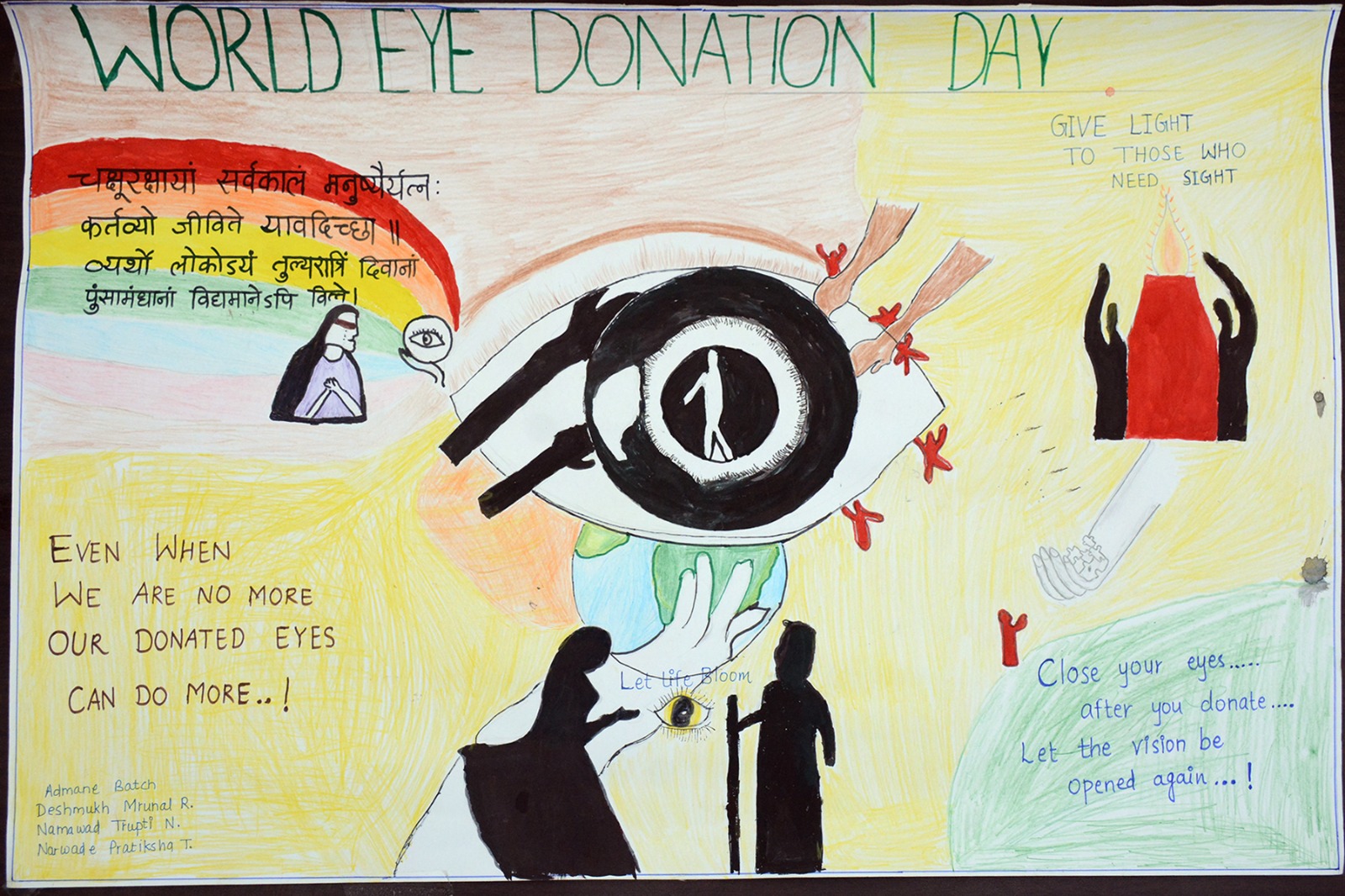 Save eye, Eye donation poster,how to draw eye donation - YouTube